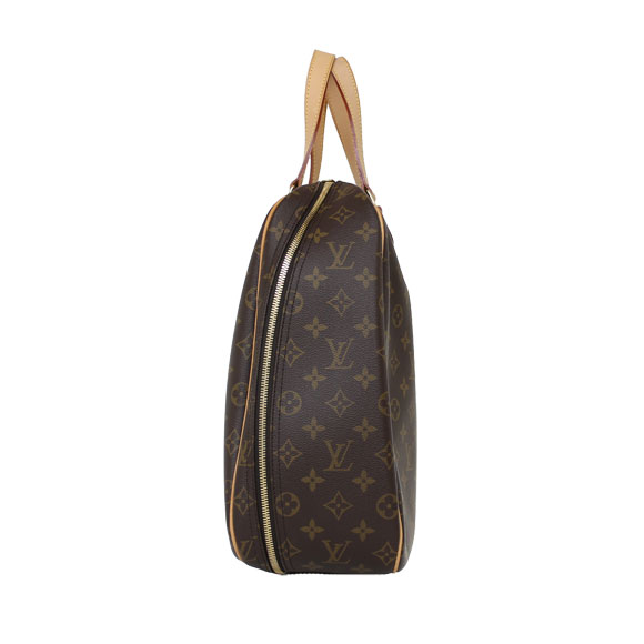 LOUIS VUITTON◇エクスキュルシオン_モノグラム_BRW/PVC/BRW/スレ