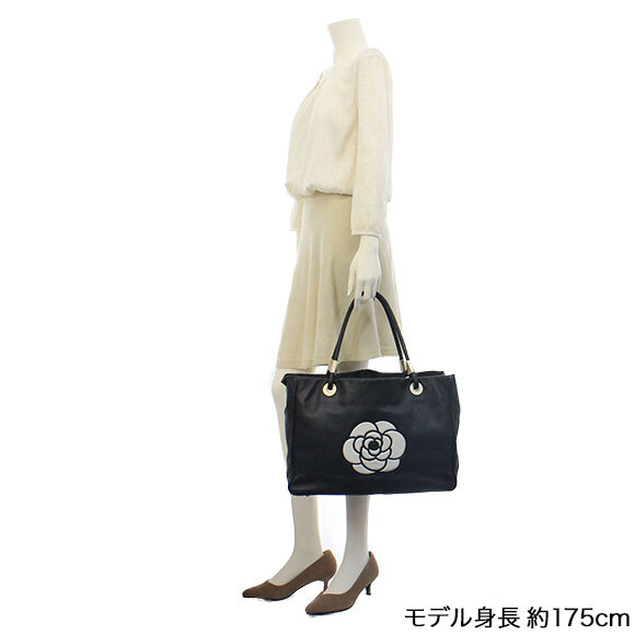 CHANEL　シャネル　カメリア　トートバッグ　6-89