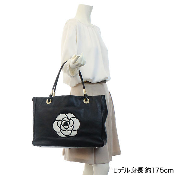 CHANEL　シャネル　カメリア　トートバッグ　6-89