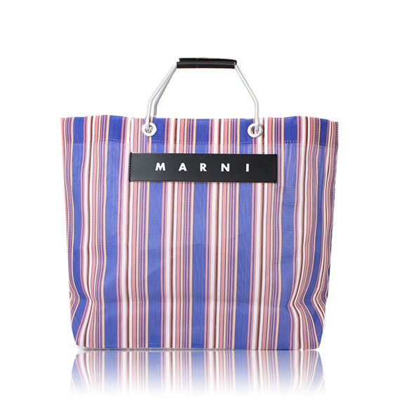 MARNI ストライプトートバッグ 33 x32 x12cm(幅 x 高さ x マチ)
