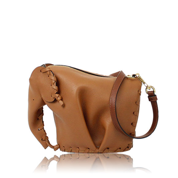 LOEWE エレファントミニバッグ 12&nbsp;x12&nbsp;x9cm(幅&nbsp;x 高さ&nbsp;x マチ)