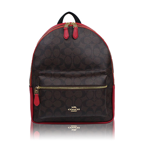 COACH バックパック 25 x31 x10cm(幅 x 高さ x マチ)