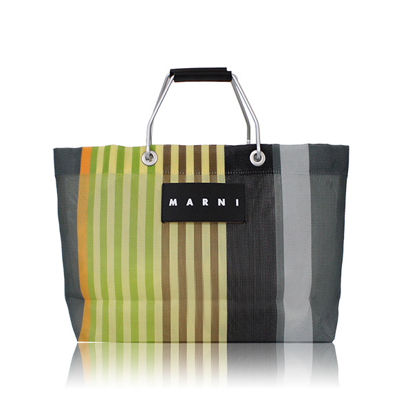 MARNI ストライプトートバッグ 34 x24 x11cm(幅 x 高さ x マチ)