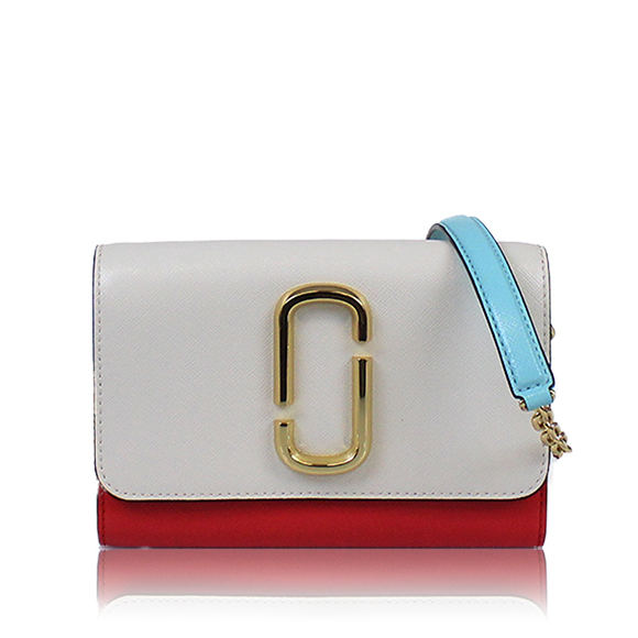 MARC JACOBS スナップショット チェーンウォレット 18 x12 x3cm(幅 x 高さ x マチ)