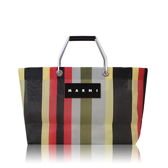 MARNI ストライプトートバッグ 33 x24 x12cm(幅 x 高さ x マチ)