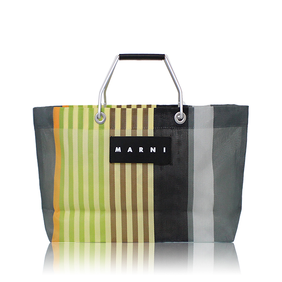 MARNI ストライプトートバッグ 33 x24 x12cm(幅 x 高さ x マチ)