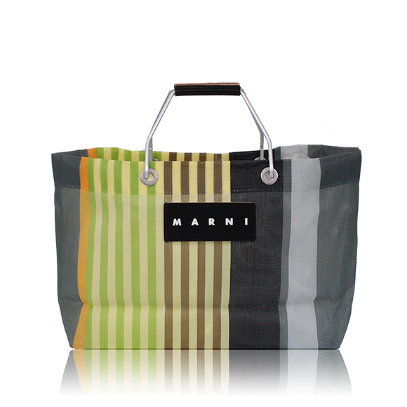 MARNI ストライプトートバッグ 33 x24 x12cm(幅 x 高さ x マチ)