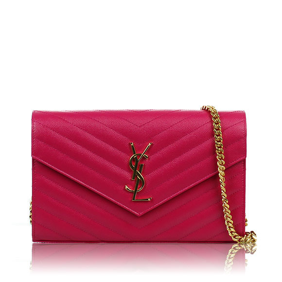 SAINT LAURENT チェーンウォレット 22&nbsp;x14&nbsp;x3cm(幅&nbsp;x 高さ&nbsp;x マチ)