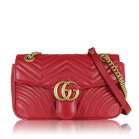 GUCCI GGマーモント 25 x15 x7cm(幅 x 高さ x マチ)