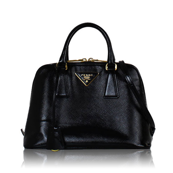 PRADA サフィアーノヴェルニーチェ 25&nbsp;x17&nbsp;x11.5cm(幅&nbsp;x 高さ&nbsp;x マチ)