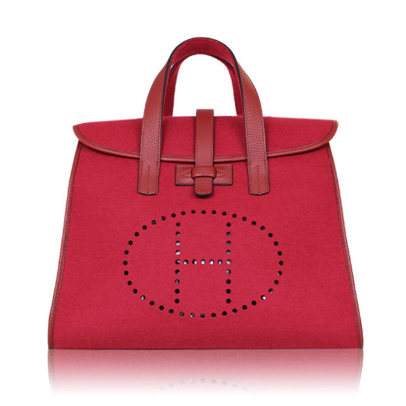 HERMES フードゥ 37&nbsp;x28&nbsp;x18cm(幅&nbsp;x 高さ&nbsp;x マチ)