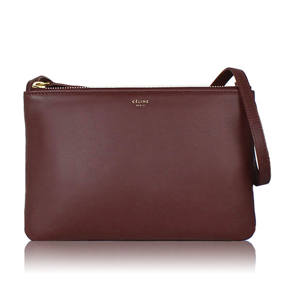 CELINE トリオ 21 x14 x3cm(幅 x 高さ x マチ)