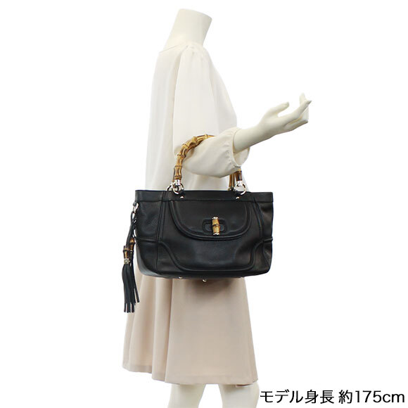 グッチバンブー Gucci Bamboo 1947 medium bag in brown leather | GUCCI® US