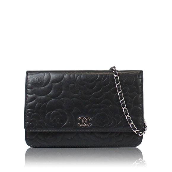 CHANEL カメリアチェーンウォレット 19&nbsp;x11&nbsp;x3cm(幅&nbsp;x 高さ&nbsp;x マチ)