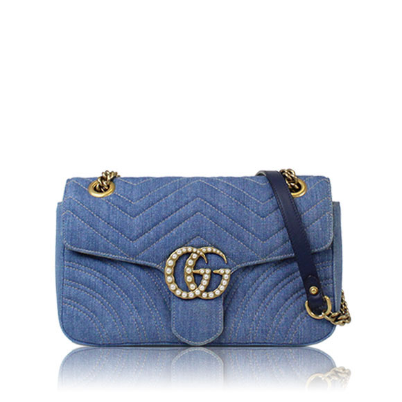 GUCCI GGマーモント 25&nbsp;x15&nbsp;x7cm(幅&nbsp;x 高さ&nbsp;x マチ)