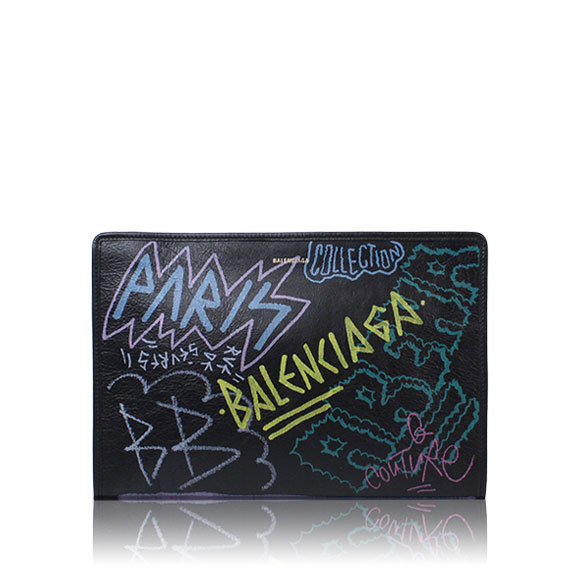 BALENCIAGA バザールポーチ 34 x24 x2cm(幅 x 高さ x マチ)