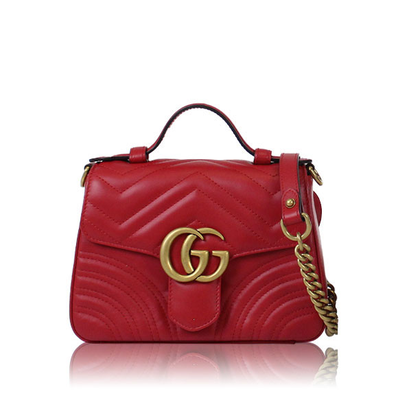 GUCCI GGマーモント 20 x14 x8cm(幅 x 高さ x マチ)