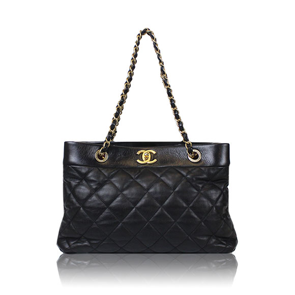 CHANEL チェーントートバッグ 34 x20 x13cm(幅 x 高さ x マチ)