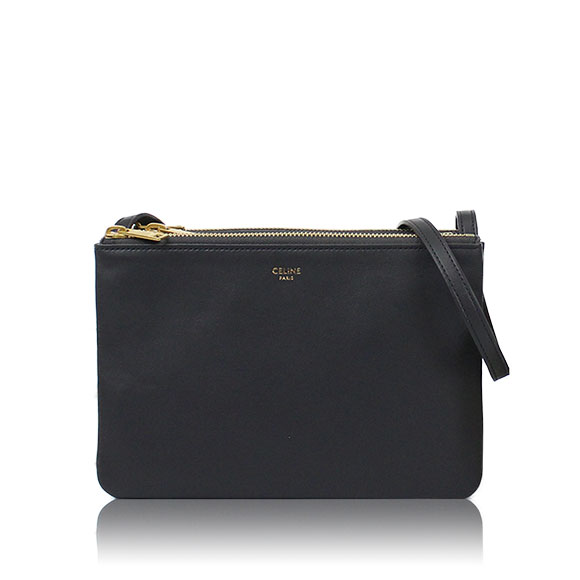 CELINE トリオ 21 x14 x3cm(幅 x 高さ x マチ)