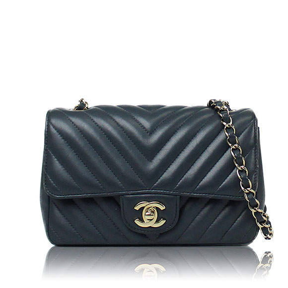 CHANEL(シャネル) ハンドバッグ Vステッチ-