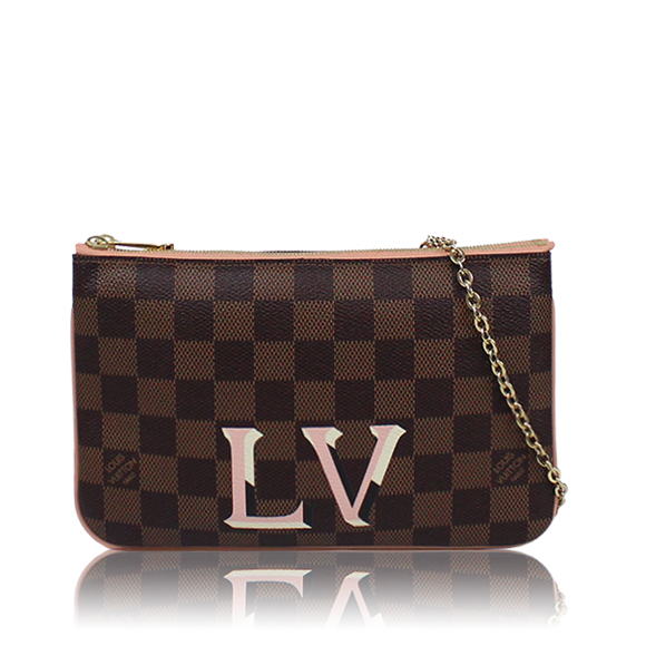 LOUIS VUITTON ポシェットドゥーブルジップ 19 x13 x2cm(幅 x 高さ x マチ)
