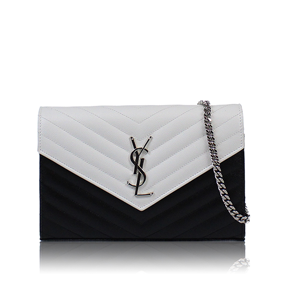 SAINT LAURENT チェーンウォレット 22&nbsp;x13&nbsp;x2cm(幅&nbsp;x 高さ&nbsp;x マチ)