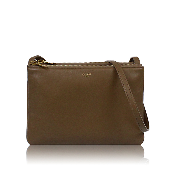 CELINE トリオ 20 x14 x3cm(幅 x 高さ x マチ)