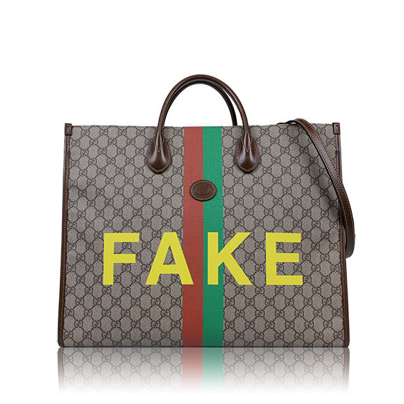 GUCCI プリントラージトートバッグ 