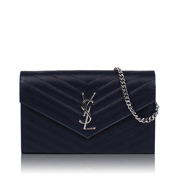 SAINT LAURENT チェーンウォレット 23 x13 x2cm(幅 x 高さ x マチ)