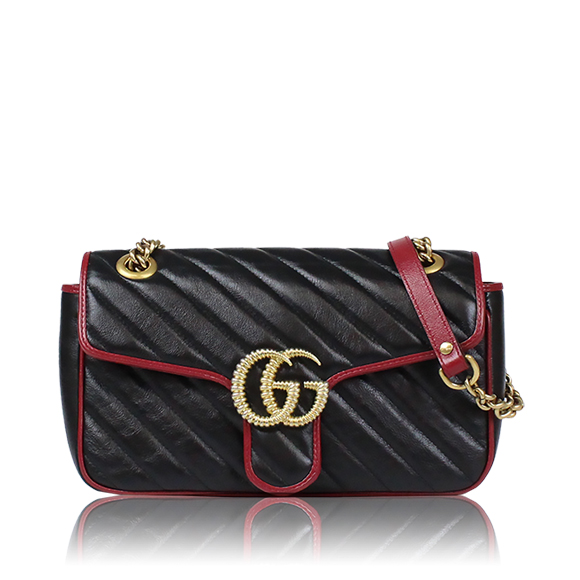 GUCCI GGマーモント 24&nbsp;x14&nbsp;x6cm(幅&nbsp;x 高さ&nbsp;x マチ)
