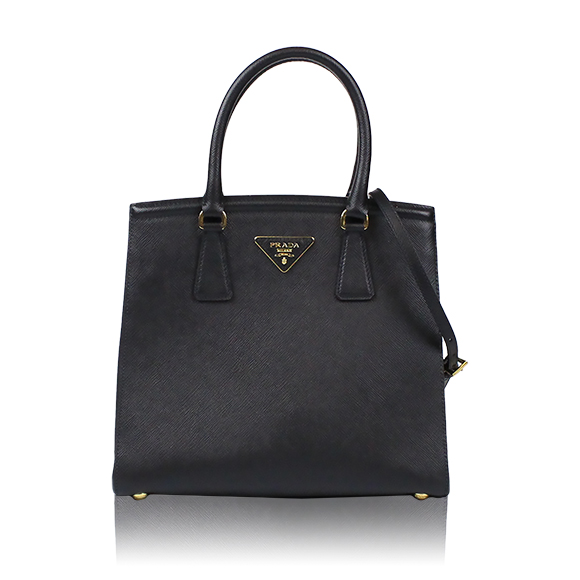 PRADA サフィアーノ 27&nbsp;x24&nbsp;x9cm(幅&nbsp;x 高さ&nbsp;x マチ)