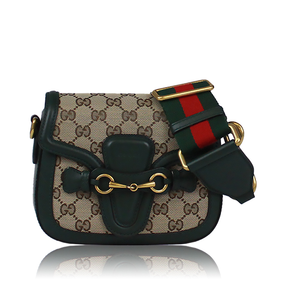 GUCCI レディウェブ 18 x13 x5cm(幅 x 高さ x マチ)