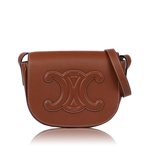 CELINE フォルコキュイルトリオンフ 18 x14 x7cm(幅 x 高さ x マチ)