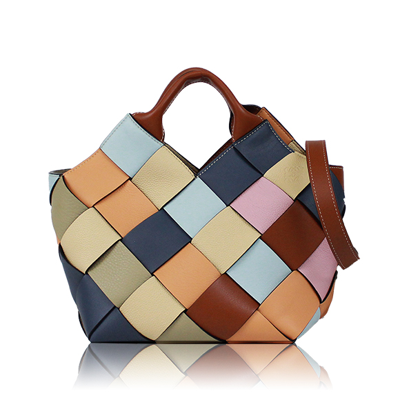 LOEWE ウーブンバスケットバッグスモール 20&nbsp;x17&nbsp;x13cm(幅&nbsp;x 高さ&nbsp;x マチ)