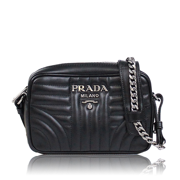 PRADA ダイアグラム　クロスボディ　NERO PRADA プラダ ショルダーバッグ ブリック 2VH070 2DMH