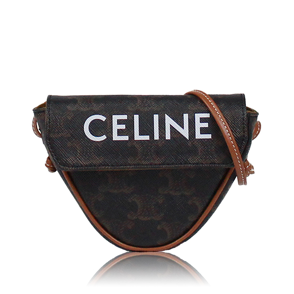 CELINE ミニトライアングル 12 x10 x3cm(幅 x 高さ x マチ)