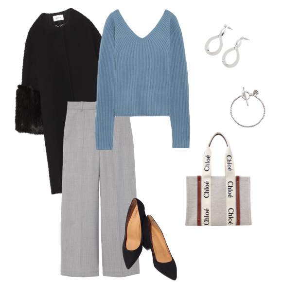 ウッディミディアムトートバッグ