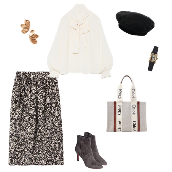 ウッディミディアムトートバッグ