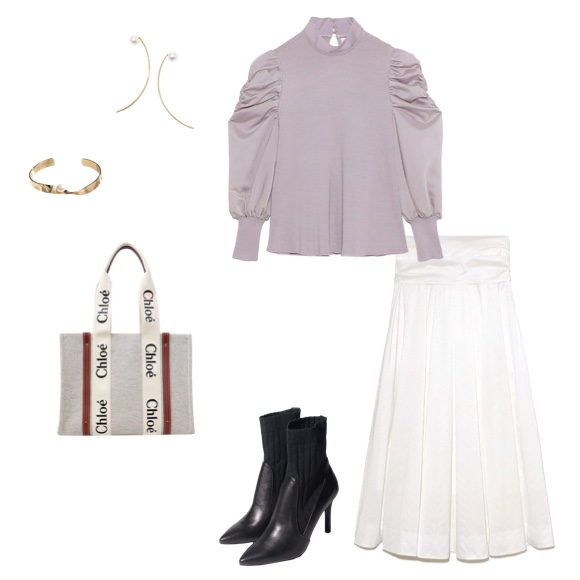 ウッディミディアムトートバッグ