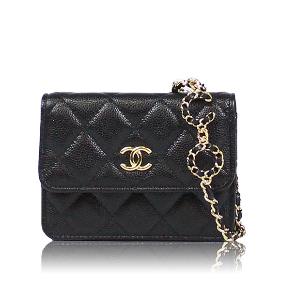 CHANEL チェーンショルダーバッグ 12 x9 x2cm(幅 x 高さ x マチ)