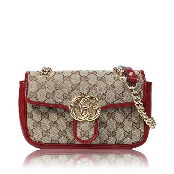 GUCCI GGマーモント 20&nbsp;x13&nbsp;x6cm(幅&nbsp;x 高さ&nbsp;x マチ)
