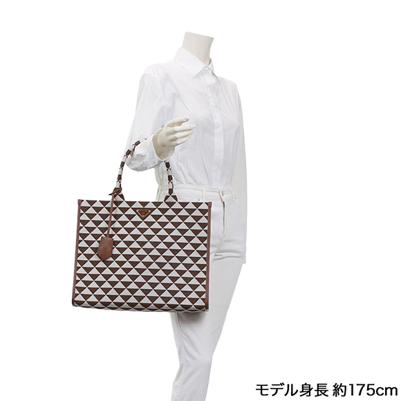 プラダ シンボル エンブロイダリーファブリック ラージバッグ PRADA プラダ シンボル エンブロイダリーファブリック バッグ