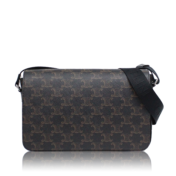 CELINE フラップメッセンジャーバッグ 23 x14 x6cm(幅 x 高さ x マチ)