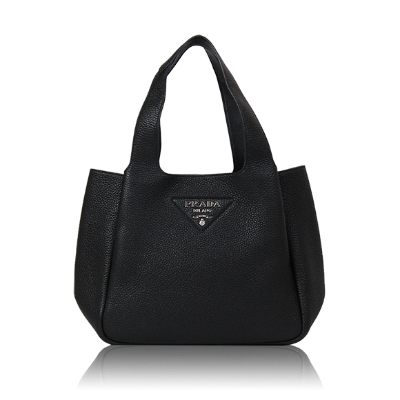PRADA ヴィッテロダイノソフトレザースモールトートバッグ 24 x20 x13cm(幅 x 高さ x マチ)
