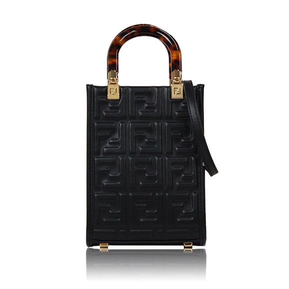 FENDI サンシャインショッパースモール 13&nbsp;x17&nbsp;x5cm(幅&nbsp;x 高さ&nbsp;x マチ)