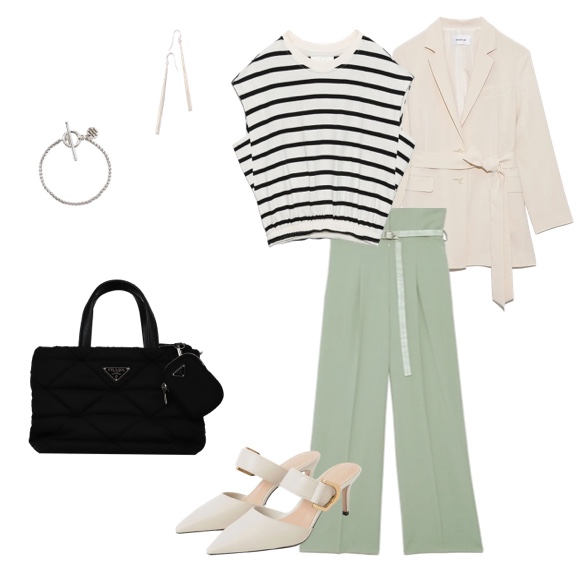 パデッドRe-Nylonトートバッグ