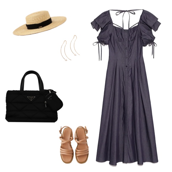 パデッドRe-Nylonトートバッグ