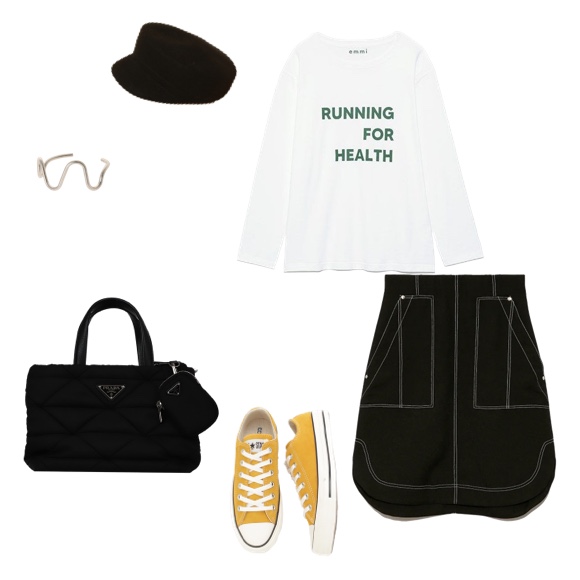 パデッドRe-Nylonトートバッグ