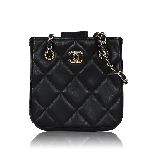 CHANEL チェーンショルダーバッグ 10&nbsp;x10&nbsp;x3cm(幅&nbsp;x 高さ&nbsp;x マチ)