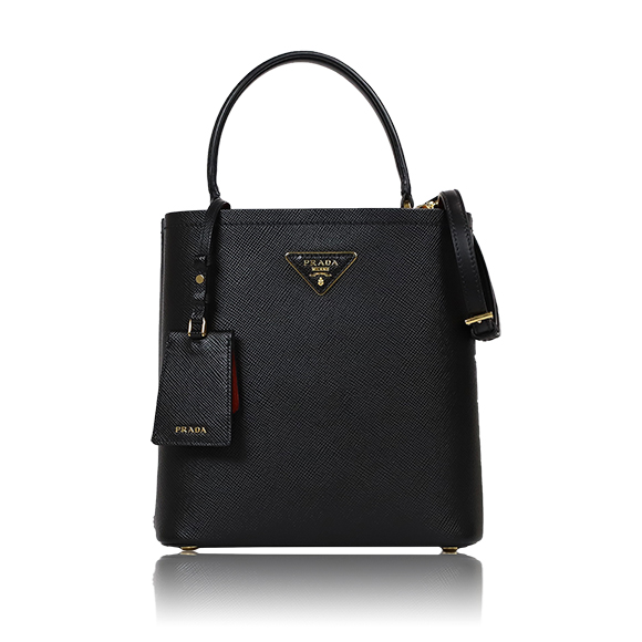 PRADA パニエサフィアーノレザーバッグ 
